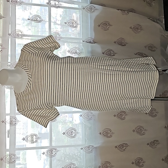 Buffalo David Bitton Dresses & Skirts - Palm Moss(Green) Striped T-Shirt Dress